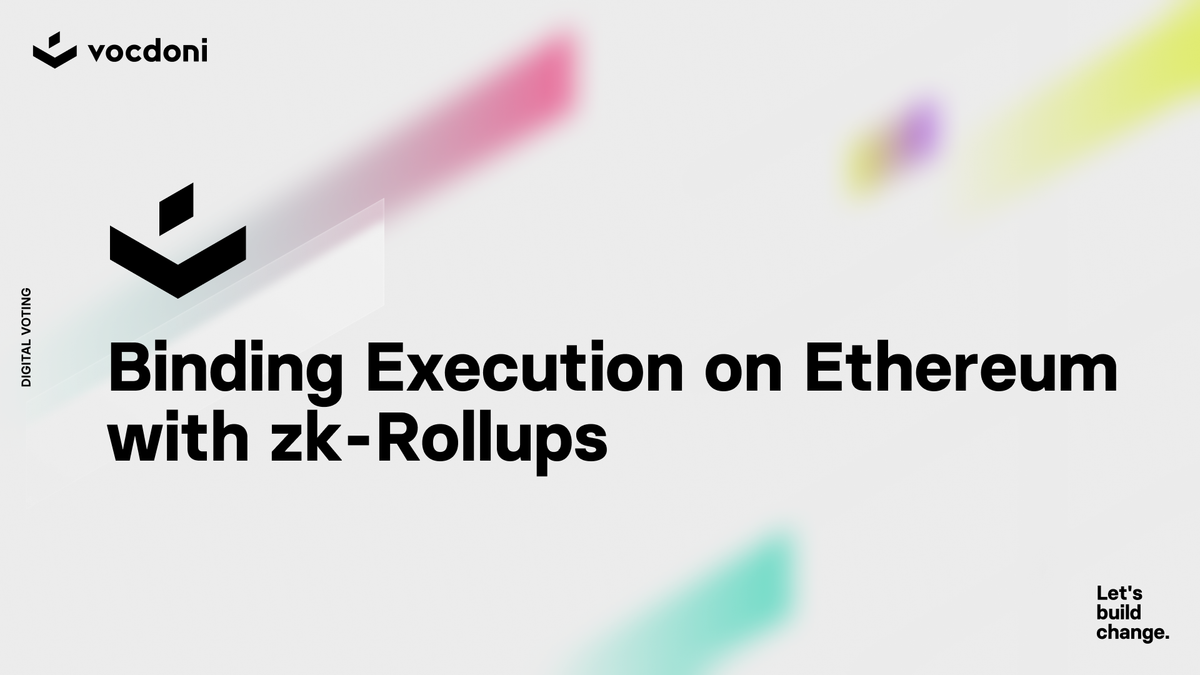 Binding Execution on Ethereum with zk-Rollups