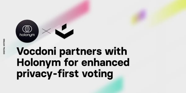 Vocdoni partners with Holonym for enhanced privacy-first voting