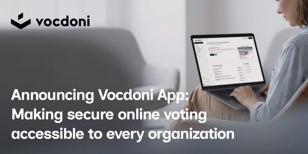 Announcing Vocdoni App: Making secure online voting accessible to every organization